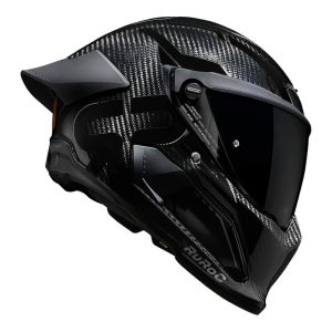Ruroc Atlas 4.0 Gloss Blackout Full Face Carbon Adventure Helmet – Premium Lightweight Touring & Racing Gear